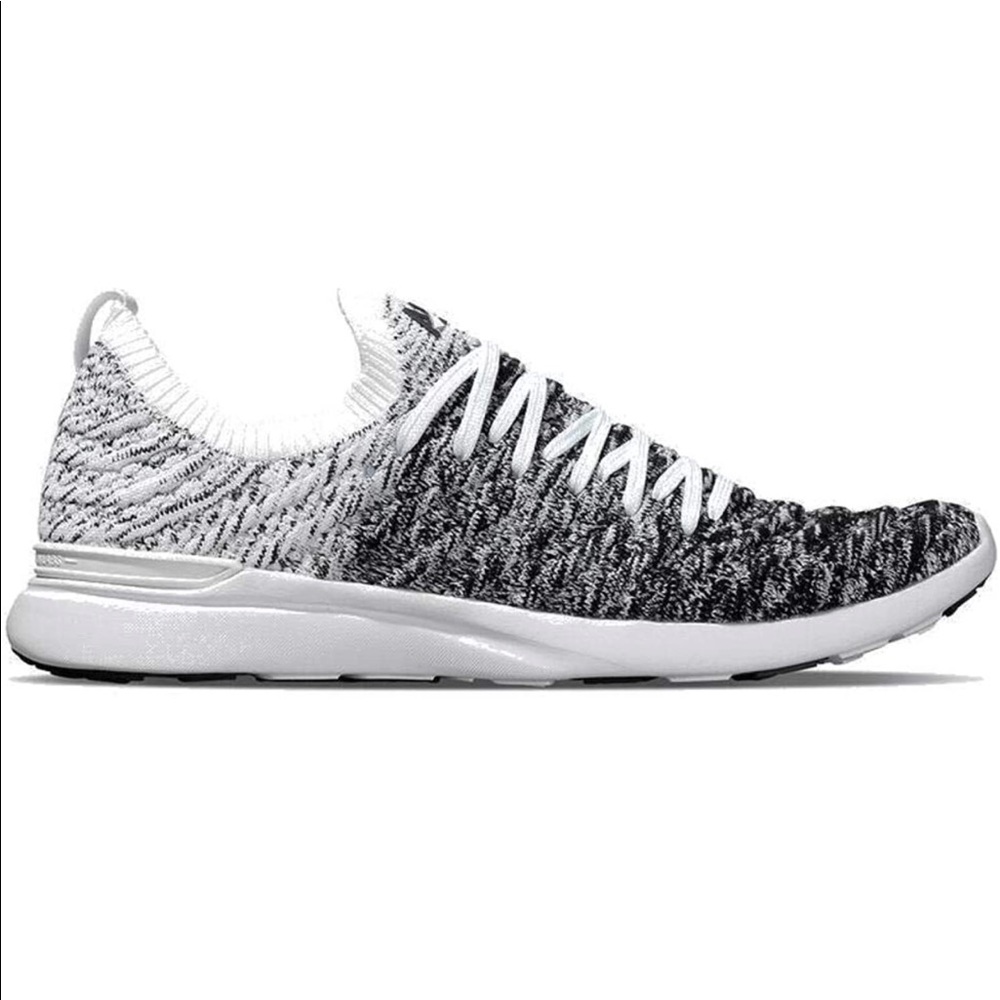 APL Women’s Techloom Wave White Black Ombre Athletic Sneakers - Women's Size 7